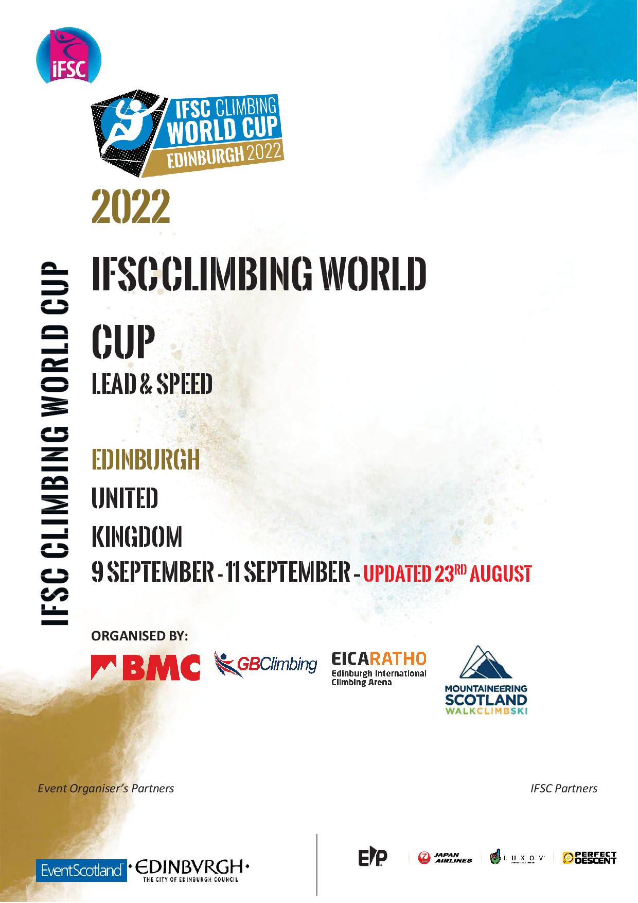 IFSC - Climbing World Cup (L,S) - Edinburgh (GBR) 2022